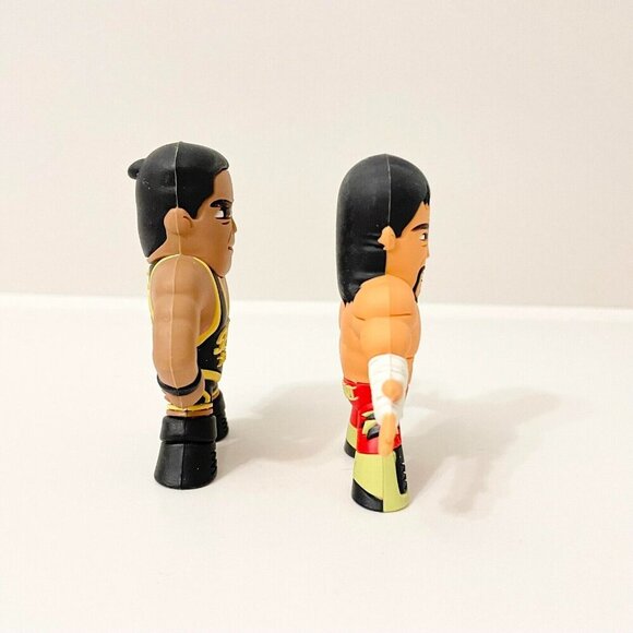 Micro Brawlers Jeff Cobb and Eddie Guerrero Pro Wrestling Crate 3 Inch Figures - Picture 4 of 15